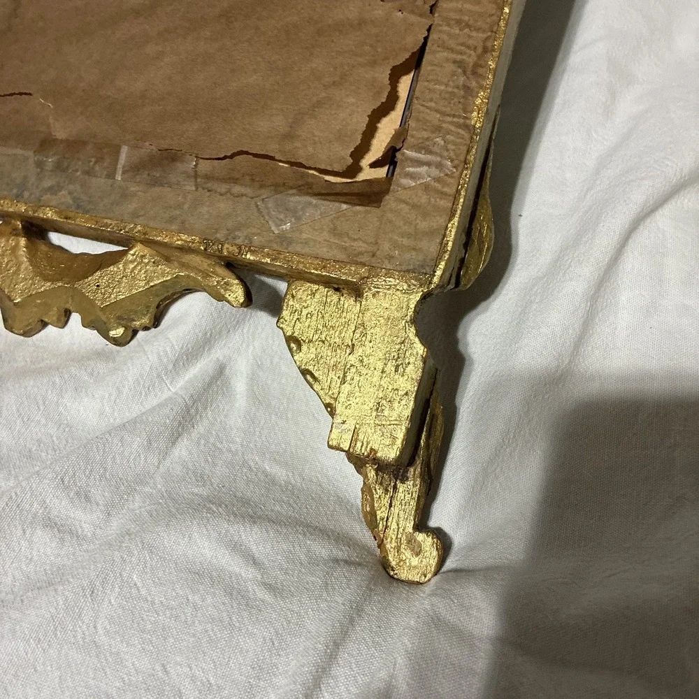 Vintage LaBarge Hollywood Regency Gold Gilt Wood Wall Mirror Mid Century MCMRare